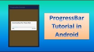 ProgressBar Tutorial in Android, #62