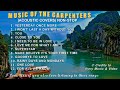 MUSIC OF THE CARPENTERS ACOUSTIC COVERS (FULL ALBUM) NON-STOP