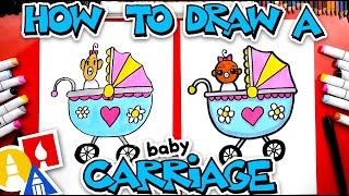 How To Draw A Baby Carriage