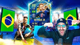 OMG 98 NEYMAR!!! \u0026 I PACKED 2 LIGUE 1 TOTS!! FIFA 20 Ultimate Team