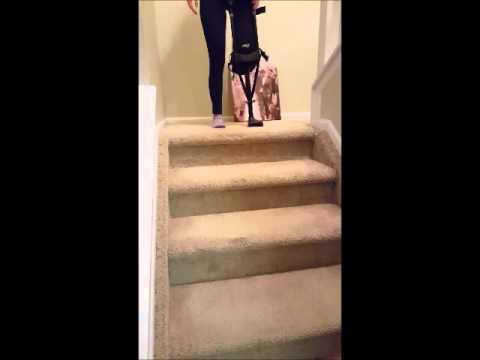 Below Knee Amputee On Stairs Using IWALK Crutch - YouTube