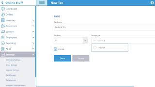 Add a Store Tax | eHopper POS