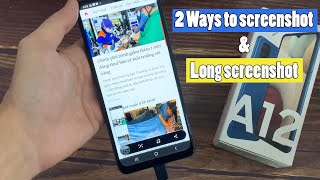 Samsung Galaxy A12: How to screenshot - 2 Ways Plus Long screenshot
