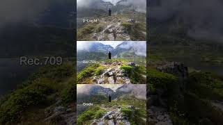 Osmo Pocket 3📷D-Log M vs Rec.709 vs Graded