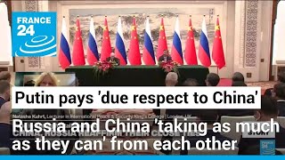 Is China the 'only friend that Russia has of any stature'? • FRANCE 24 English