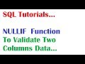 SQL Tutorial for beginners : What is NULLIF Function in Oracle