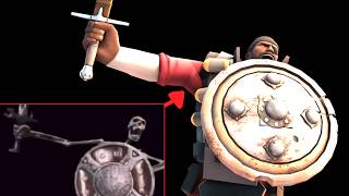 Demoman's War Cry (Skeleton Banging Shield Meme)