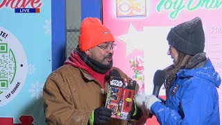 Jennifer Roscoe catches up with Champaign County Toys for Tots Director Cesar Perez