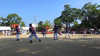 2017年葺田八幡神社秋祭り　吉田練り奉納