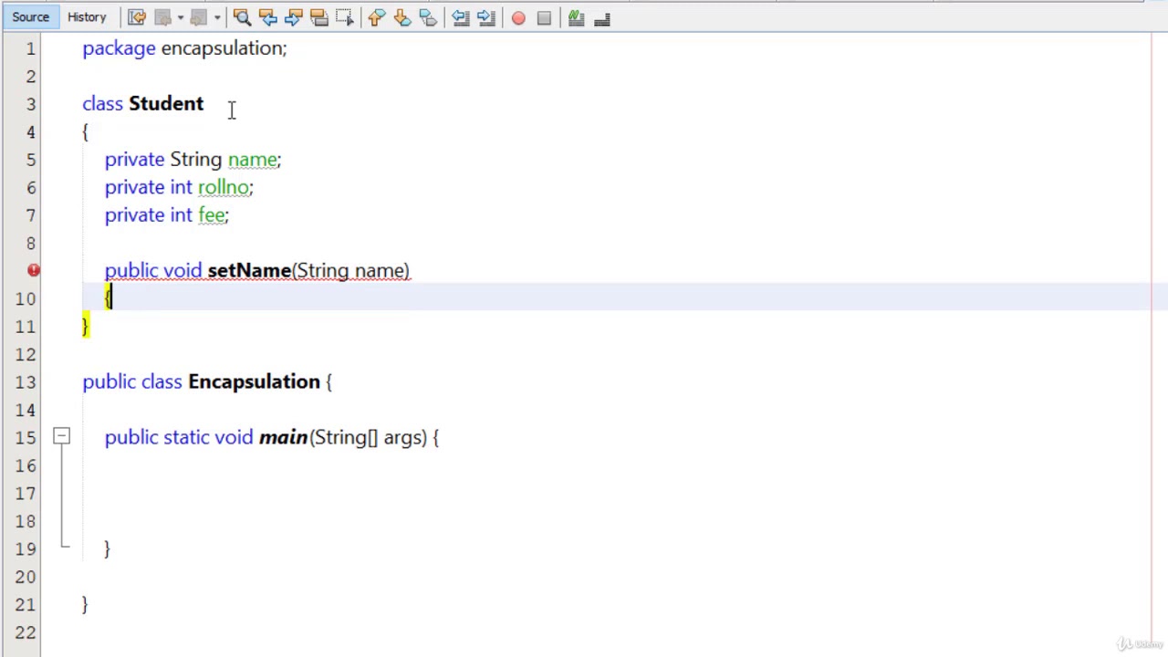 36 Encapsulation In Java Youtube