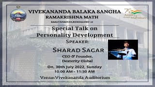 Special Talk on Personality Development by Shri Sharad Sagar
