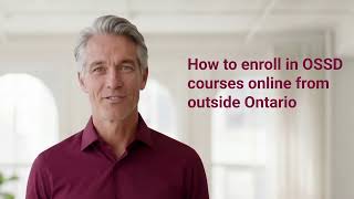 How to enroll in OSSD courses online from outside Ontario