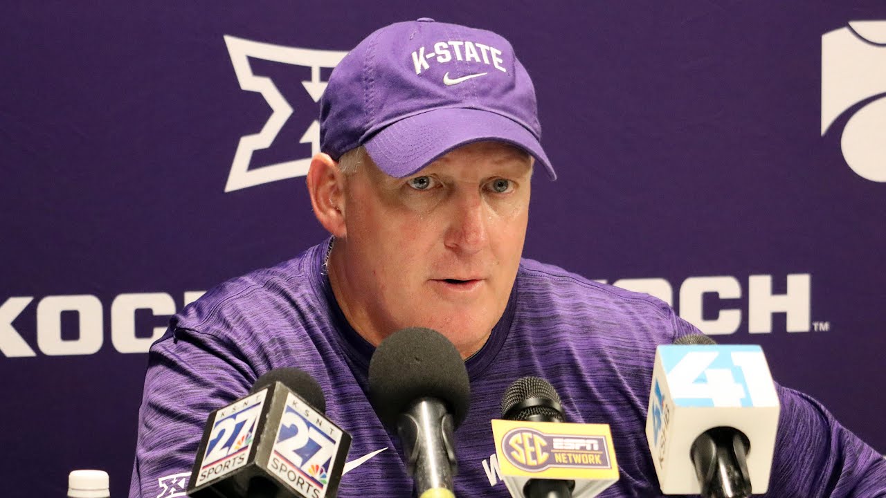 Kansas State Football | Chris Klieman Postgame Press Conference ...