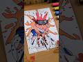 Drawing Naruto Uzumaki in Unusual color 🔥 Naruto Uzumaki || AR Drawing Apps 🎨 #shorts #naruto #apt