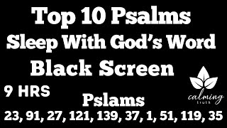 Top 10 Most Popular Psalms to Help You Sleep Peacefully with Dark Screen - 9 Hours
