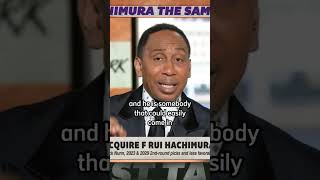 Rui Hachimura to Lakers loved by Stephen A. #nba #shorts #sports #basketball #shortvideo #short