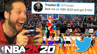 I challenged Twitter on NBA 2K20 for $1000
