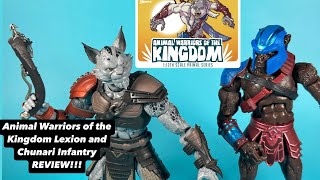 Animal Warriors of the Kingdom Primal Series Lexion and Chunari Infantry REVIEW!!!