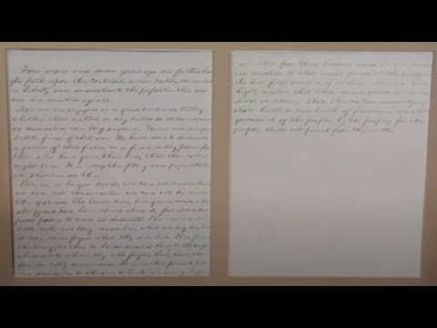 Are there different versions of the Gettysburg Address?