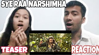 Sye Raa Narasimha Reddy REACTION Teaser | Chiranjeevi | Ram Charan | Surender | TAMMANNAH |