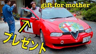 レーシングカー 【母にプレゼントしてみた】　水戸道楽　水戸道楽TV アルファロメオ156  gift for mother