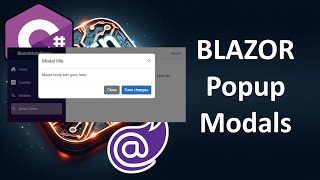 Blazor Popup Bootstrap Modals