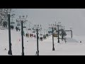 4k winter ski resort video with soothing music for relaxation summit at snoqualmie usa