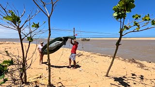 E aí teria coragem de acampar e de passar a noite neste lugar? O pior foi na madrugada.