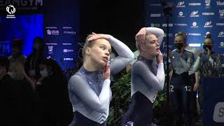 Finland - 2021 TeamGym Europeans, junior women's team final