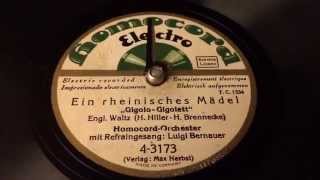 Homocord Orchester - Gigolo Gigolett - 78 rpm - Homocord 4-3173