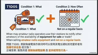 T1D_Ham Radio/Amateur Radio Technician License Question Pool