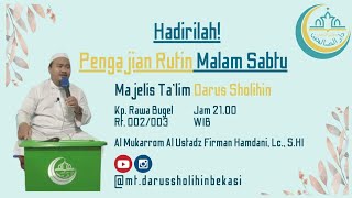 Nasihat dari 4 Kitab Terdahulu | Nashoihul 'Ibad Maqolah 21 | Ust. Firman Hamdani, S.HI