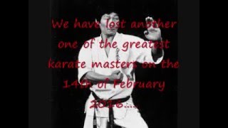 great karate master Shigeru Oyama passed