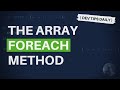 DevTips Daily: The JavaScript forEach array method