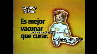 Publicidad Vacunacion contra la Poliomelitis - DiFilm 1989