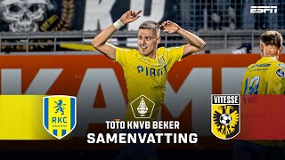 VEEL GOALS tijdens EERSTE HELFT in WAALWIJK! ⚽️ | Samenvatting RKC Waalwijk - Vitesse