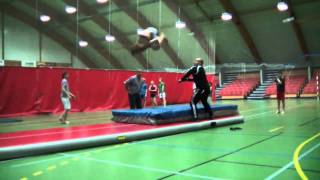 Roundoff double back flip