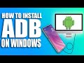 How to install adb on windows...