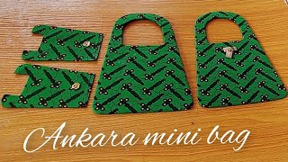 DIY Ankara mini cute bag