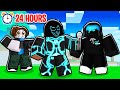 I Spent 24 HOURS With The #1 Bedwars Player.. (Roblox Bedwars)