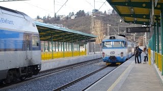 Vlaky/Treni/Trains - Praha Podbaba (25.6.2015)