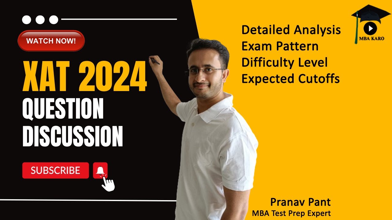 XAT 2024 Detailed Analysis And Question Discussion | Difficulty ...