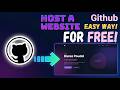 How to Host Your Website for FREE on GitHub Pages (2026 Guide) ?