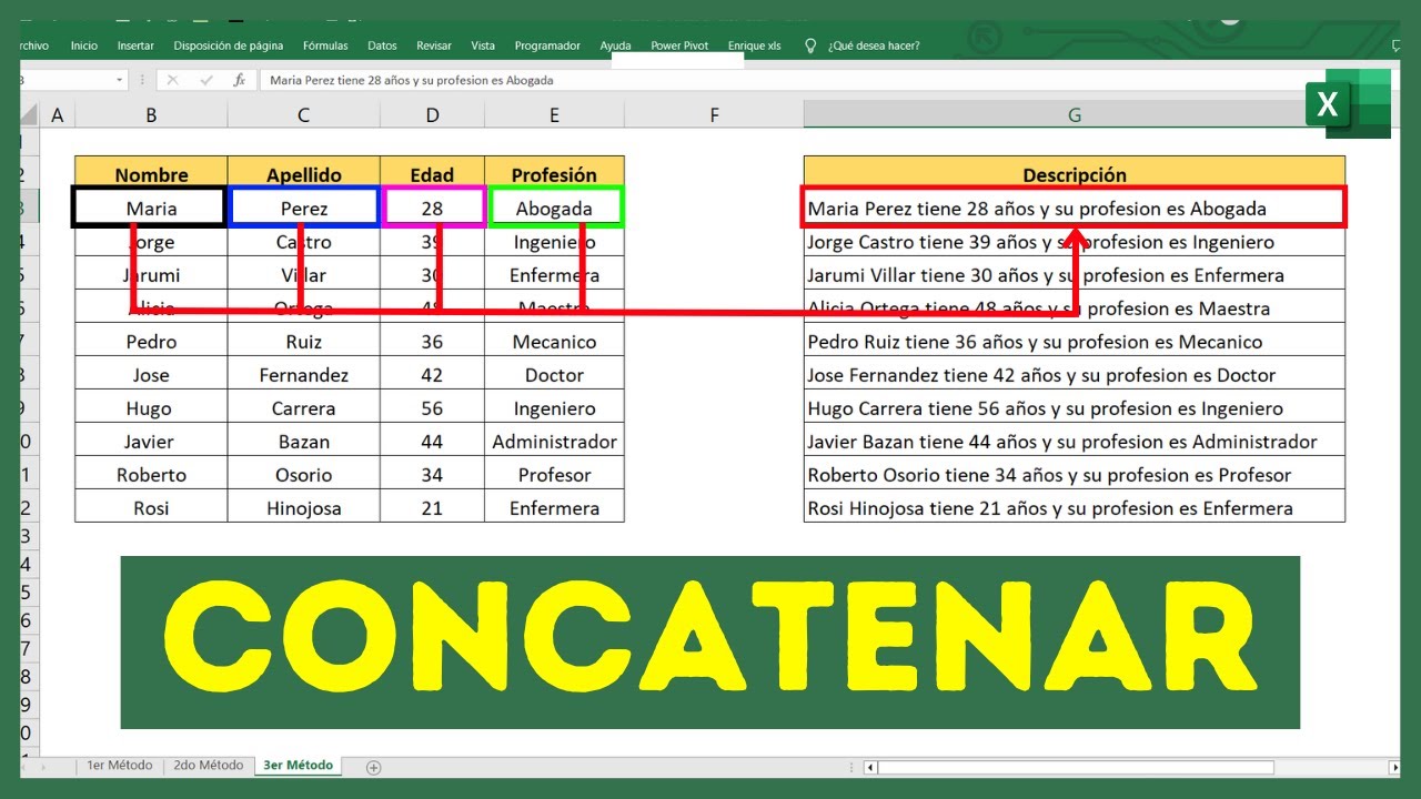 Cómo Combinar Texto De Dos Celdas En Excel Guía Paso A Paso - El ...