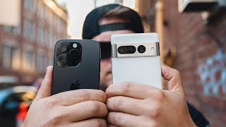 Pixel 7 Pro vs iPhone 14 Pro - I Didn't Expect The Results!
