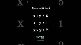 Günün matematik testi