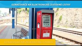 Popis označovačov na elektronické cestovné lístky