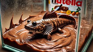 Aquário de PEIXE com NUTELLA?!