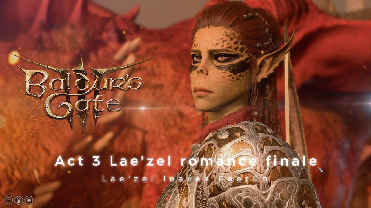 Baldur's Gate 3 Act 3 Lae'zel Romance Finale - Lae'zel Leaves Faerûn ...