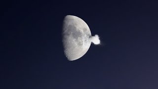 Moon Crash - Something hit the moon